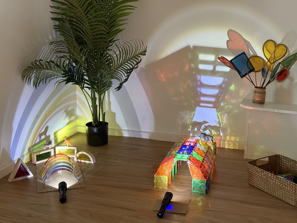 Kindergarten Room for childcare learning and play environment